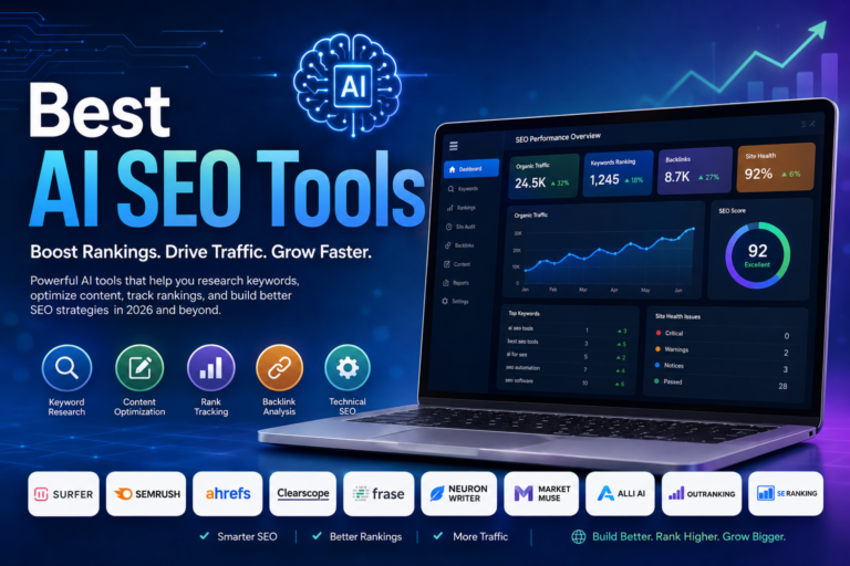 Best AI SEO Tools in 2026 (Top Free & Paid SEO Software)