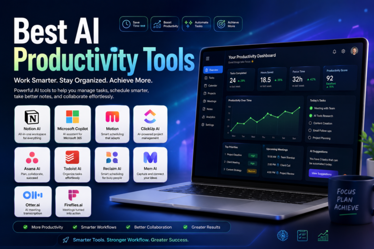 Best AI Productivity Tools in 2026 (Top Free & Paid Apps)