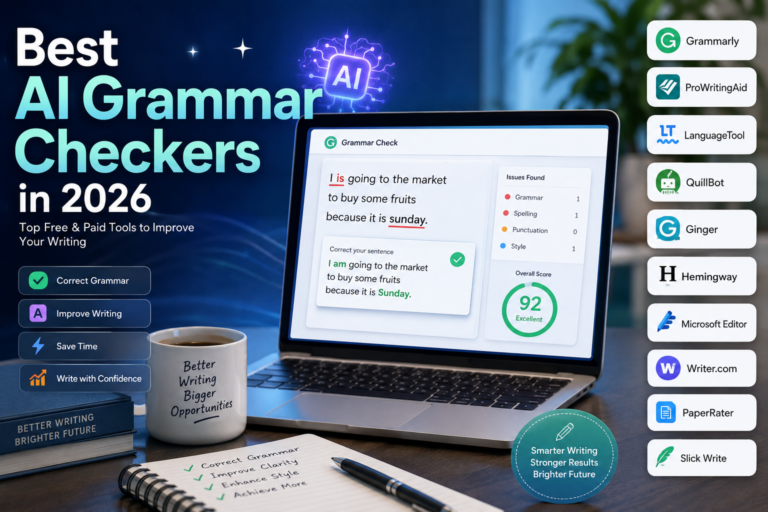 Best AI Grammar Checkers in 2026 (Top Free & Paid Grammar Tools)