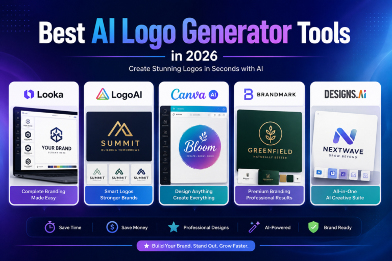 Best AI Logo Generator Tools in 2026 (Top 5 AI Logo Makers)