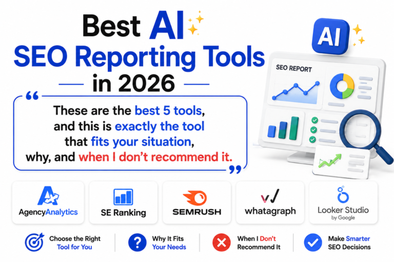 Best AI SEO Reporting Tools in 2026