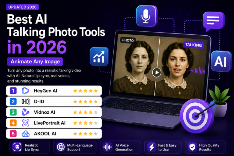 Best AI Talking Photo Tools in 2026 (Animate Any Image)