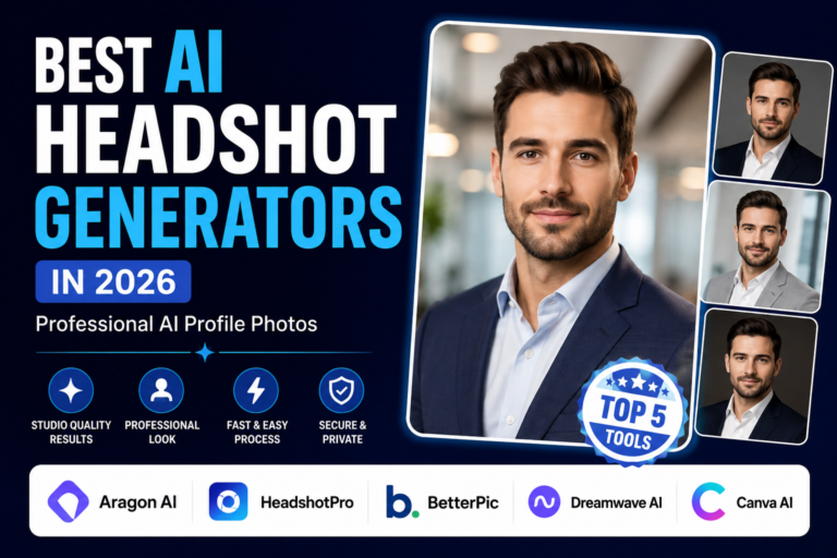 Best AI Headshot Generators in 2026 (Professional AI Profile Photos)